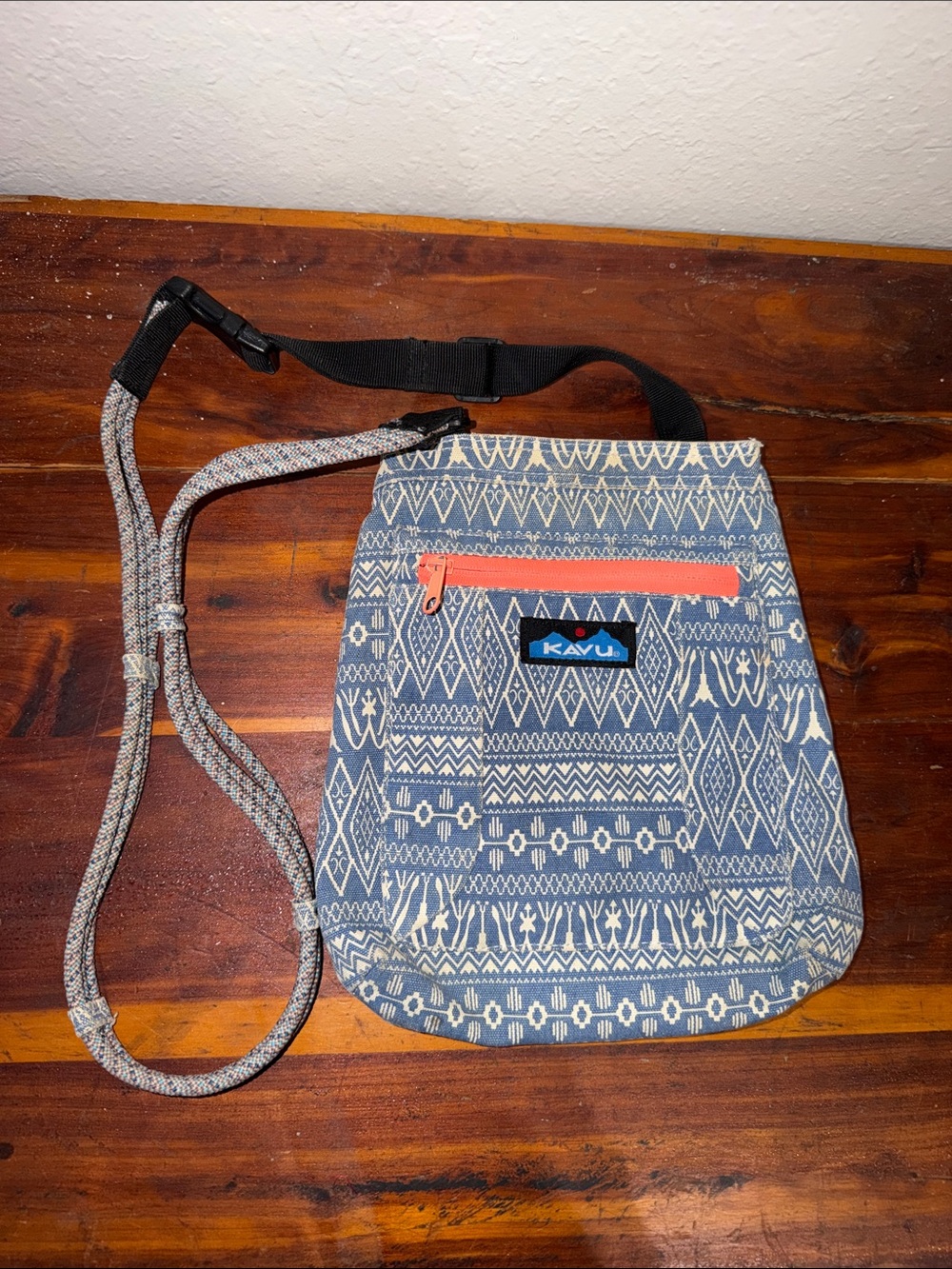 KAVU Keeper Rope Crossbody Bag Canvas Purse